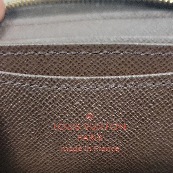 Louis Vuitton Damier Ebene Checkered Zippy Coin Purse - Picture 7 of 11